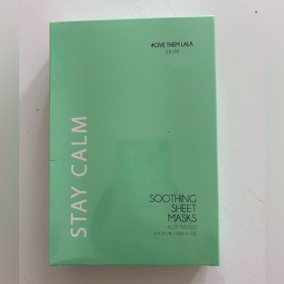 New! Give Them LaLa Stay Calm Soothing Sheet Masks - Picture 2 of 3